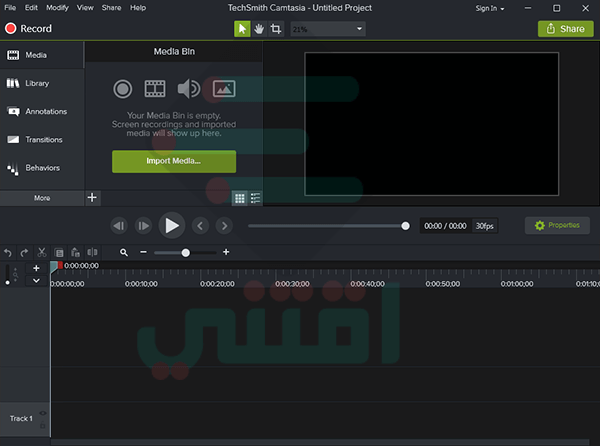 تحميل برنامج Camtasia Studio لتصوير شاشة الكمبيوتر وتحرير الفيديو