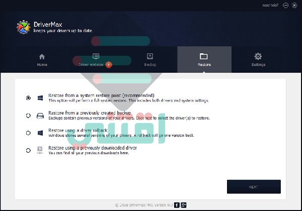 برنامج DriverMax لجلب التعريفات و الدرايفرات من الانترنت مجانا