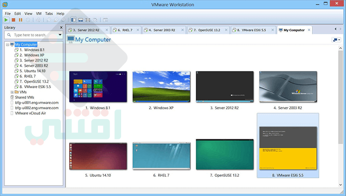 برنامج الانظمة الوهمية VMware Workstation كل الإصدارات 32 بت 64 بت