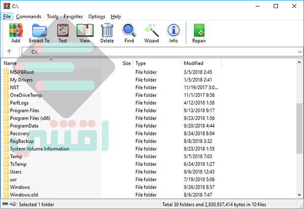 تحميل برنامج وينرار WinRAR عربى انجليزى فرنسى 32بت 64بت