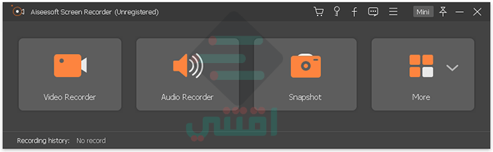تحميل برنامج تصوير الشاشه فيديو وصور وتسجيل الصوت والكاميرا