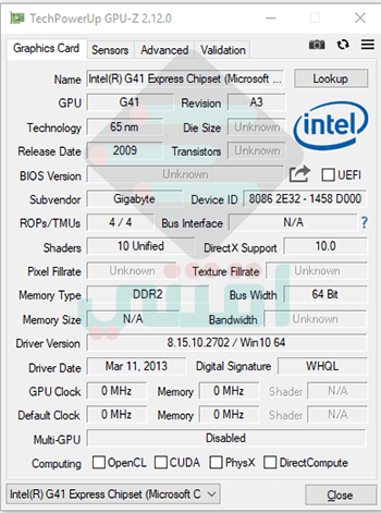 كيفية معرفة كارت الشاشة ومواصفاته GPU-Z مجاناً