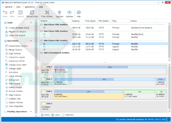 برنامج تقسيم الهارد بدون فورمات Macrorit Partition Expert