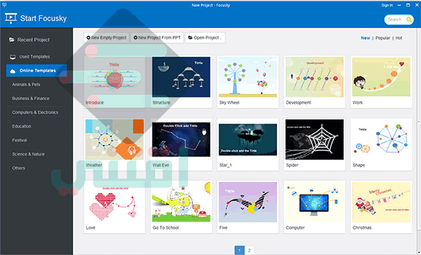برنامج العروض التقديمية Focusky بديل بوربوينت PowerPoint مجاناً
