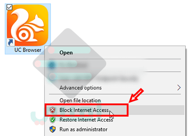 منع برنامج من الاتصال بالانترنت نهائياً OneClickFirewall