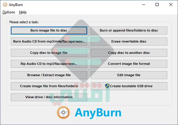 افضل برنامج لحرق الاسطوانات CD/DVD مجاناً AnyBurn