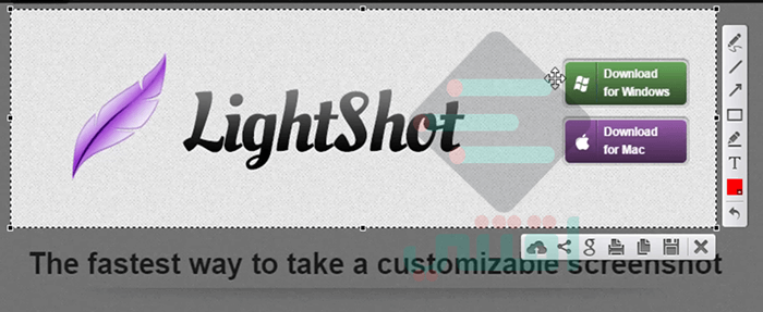 برنامج سكرين شوت لتصوير الشاشه للكمبيوتر مجاناً Lightshot Screenshot