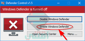 ايقاف برنامج Windows Defender في ويندوز 10 نهائياً بضغطة واحدة