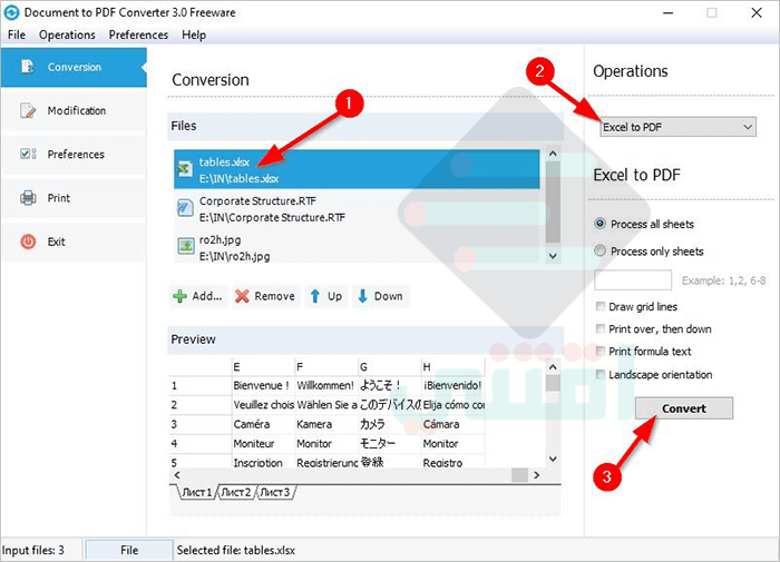 برنامج تحويل المستندات الى PDF كامل مجاناً Document to PDF Converter