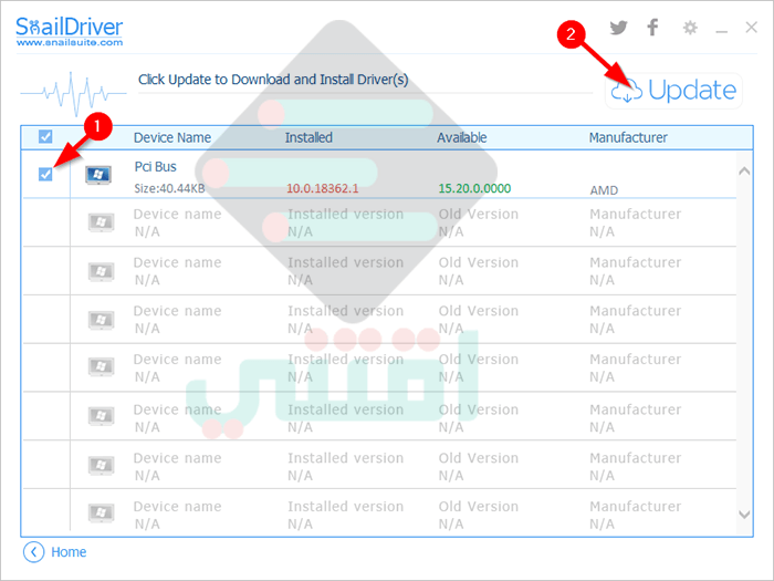 أفضل برنامج تعريفات مجاني لجميع أجهزة الكمبيوتر SnailDriver