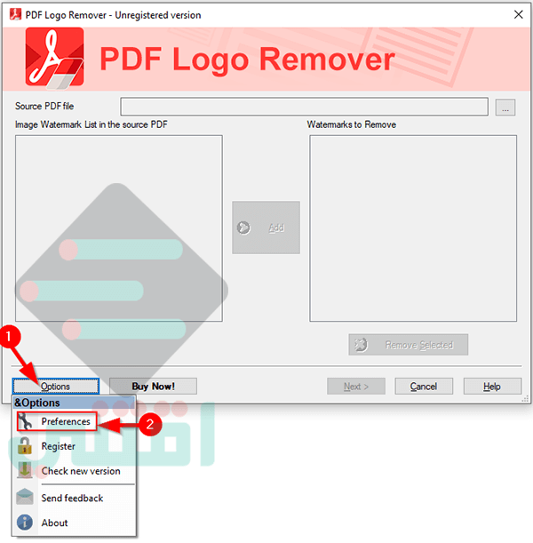 تحميل برنامج إزالة العلامة المائية من ملفات PDF بضغطة واحدة SoftOrbits PDF Logo Remover
