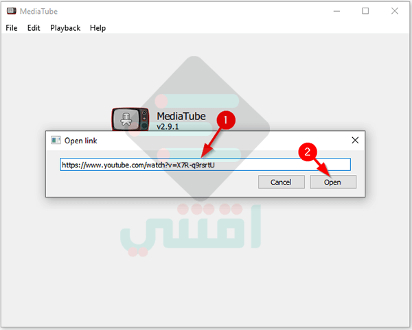 مشغل فيديو اليوتيوب على الكمبيوتر بدون إعلانات MediaTube مجاناً