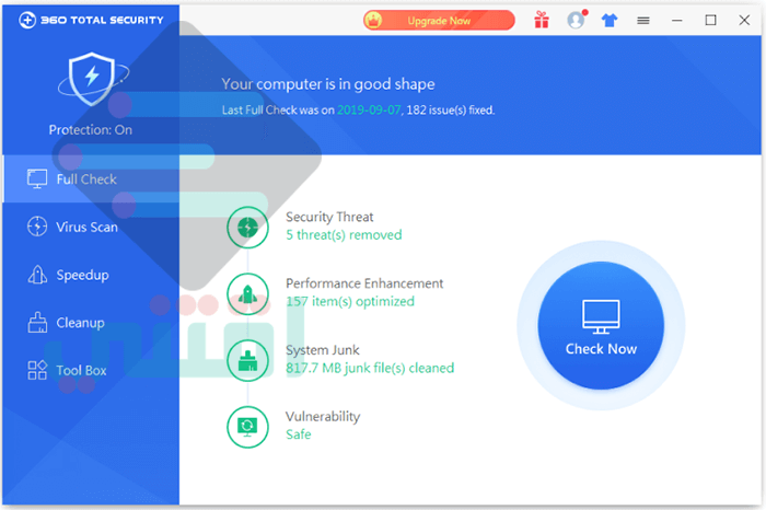 برنامج حماية من الفيروسات خفيف على الجهاز Download 360 Total Security
