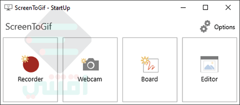 برنامج ScreenToGif لتصوير شاشة الكمبيوتر صورة متحركة