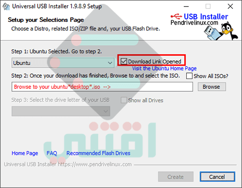 برنامج حرق Windows و Linux على فلاشة Universal USB Installer مجاناً