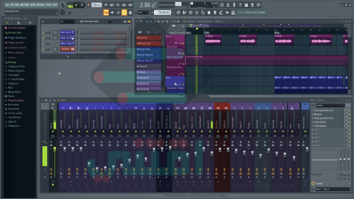 أفضل برنامج لتعديل الصوت وتحسينه FL Studio للكمبيوتر