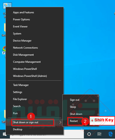 كيفية الدخول الى Safe Mode في ويندوز 10